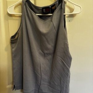 Blue gray vintage New York and company tank size L